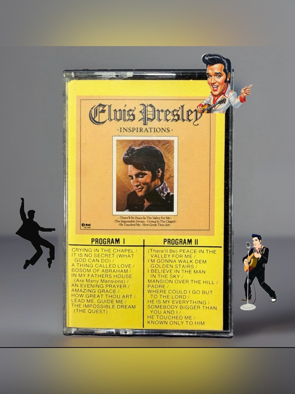 Elvis Presley Inspirations Cassette 1981 K-Tel NC-539-4 Gospel Canada